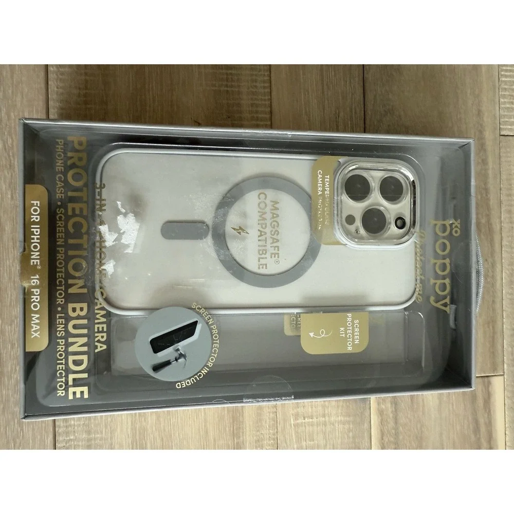 Brand New Poppy 3-in-1 Home Camera Protection Bundle iPhone 16 Pro Max